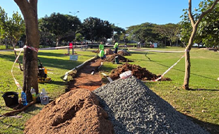 Commercial construction project in Umhlanga