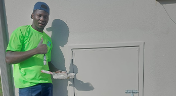 Concrete driveway paving in Umhlanga