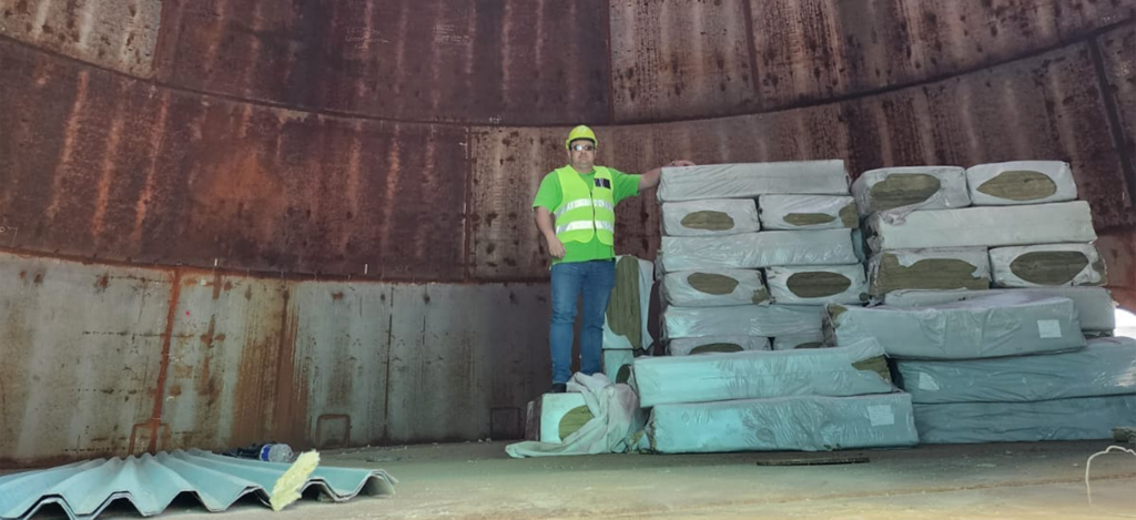 Epoxy flooring applied to factory floor